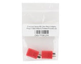 CSDTFDM-2PK Common Sense RC One Piece Adapter Plug (T-Style Male to Traxxas Female) (2) - Race Dawg RC