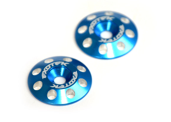 Flite Wing Buttons V2, 6061 Blue - Race Dawg RC