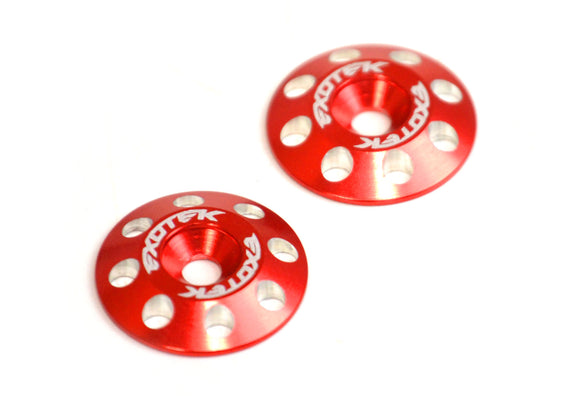 Flite Wing Buttons V2, 6061 Red - Race Dawg RC