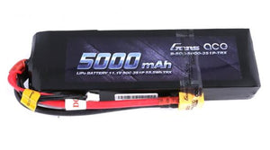 Gens ace 11.1V 50C 3S 5000mAh Lipo Battery Pack with XT60 Plug - GEA50003S50X6 - Race Dawg RC