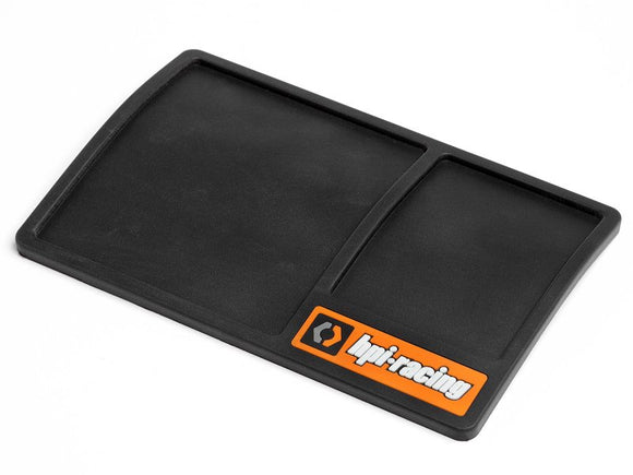 Small Rubber HPI Racing Screw Tray (Black) - Race Dawg RC