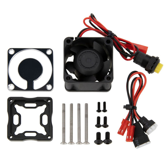 4028 ESC Cooling Fan, Black, for Hobbywing MAX6, MAX8, - Race Dawg RC