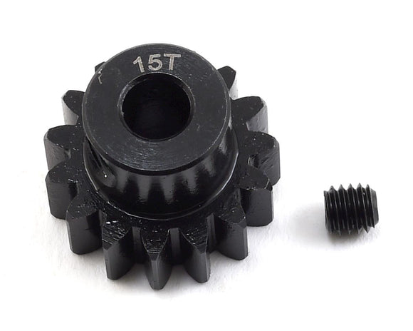 Steel Mod 1 Pinion Gear, 5mm Bore, 15 Tooth - Race Dawg RC