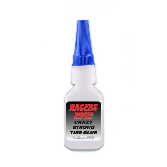 Crazy Strong Tire Glue 20g w/Pin Cap and Tips - Race Dawg RC