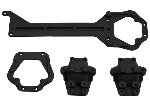 Front & Rear Upper Chassis Differential Covers - Race Dawg RC