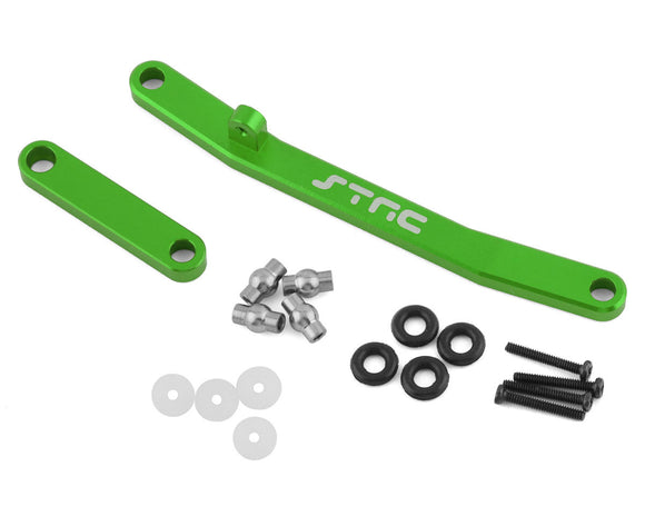 Aluminum Steering Linkage Kit with Hardware for SCX24 Green - Race Dawg RC