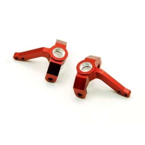 Aluminum HD Steering Knuckles, Red, for MT12, 1pair - Race Dawg RC
