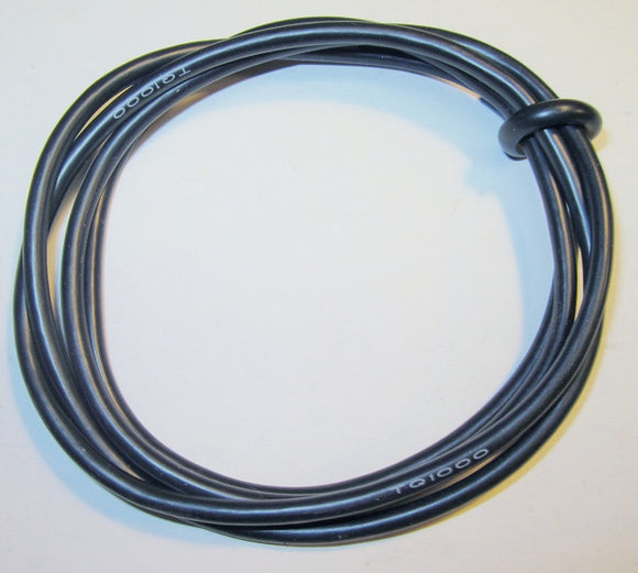 14 Gauge 1000 Strand Super Flexible Wire- 3' Black - Race Dawg RC