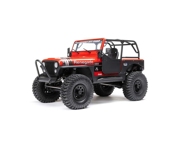 !!PREORDER!!    Axial SCX10 III Jeep CJ-7 RTR 4WD Rock Crawler (Red) w/DX3 2.4GHz Radio - Race Dawg RC
