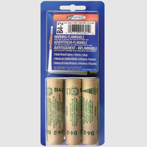 B4-2 Model Rocket Engines (3pk)