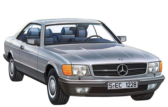 1/24 Mercedes-Benz 500 SEC, Plastic Model