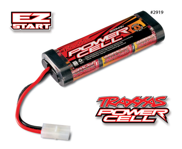 Traxxas TRA2919 Battery, Series 1 Power Cell 1500mAh (NiMH, 6-C flat, 7.2V, Sub-C) - Race Dawg RC