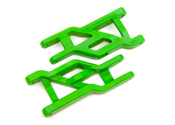SUSPENSION ARMS FRONT HD GREEN - Race Dawg RC