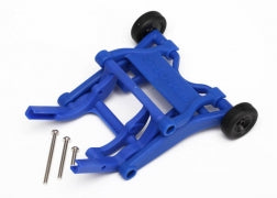 Traxxas TRA3678X Wheelie bar, assembled (blue) (fits Slash, Stampede, Rustler, Bandit series) - Race Dawg RC