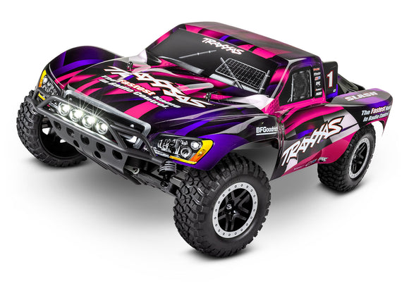 SLASH 2WD WITH LED LIGHTS 58034-61-PINK - Race Dawg RC