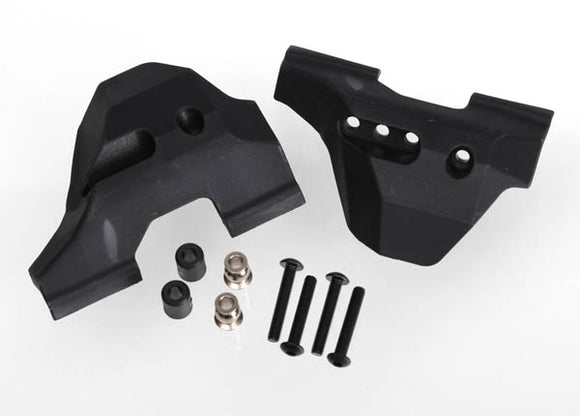 Suspension arm guards, front (2)/ guard spacers (2)/ hollow balls (2)/ 3X16mm BCS (8) - Race Dawg RC
