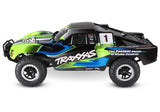 68054-61-GRN Slash 4X4 1/10 scale 4WD short course truck Green W/ LED Lights - Race Dawg RC