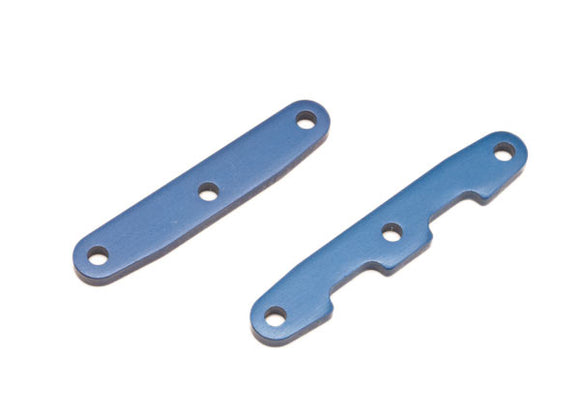 Bulkhead tie bars, front & rear, aluminum (blue-anodized) - Race Dawg RC
