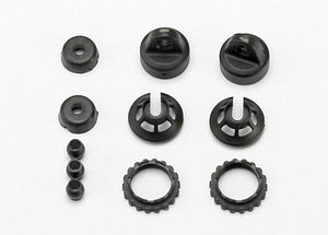 Caps and spring retainers, GTR shock (upper cap (2)/ hollow balls (4)/ bottom cap (2)/ upper retainer (2)/ lower retainer (2)) - Race Dawg RC