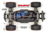 MAXX WITH WIDEMAXX  89086-4-YLW Maxx 1/10 scale monster truck. Fully assembled, Ready-To-Race®, with TQi™ 2.4GHz radio system, VXL-4s™ brushless power system, and ProGraphix® painted body. - Race Dawg RC