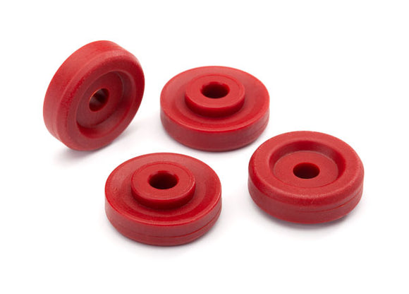 WHEEL WASHERS, RED (4) - Race Dawg RC