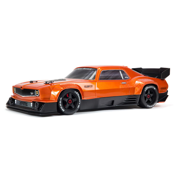 1/7 FELONY 6S BLX Street Bash All-Road Muscle Car RTR, Orange - Race Dawg RC