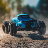 ARA8611V5T2 1/8 NOTORIOUS 6S V5 4WD BLX Stunt Truck with Spektrum Firma RTR, Blue - Race Dawg RC