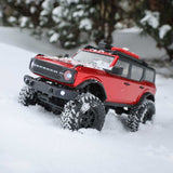 ***PRE-ORDER *** AXI00006T1 1/24 SCX24 2021 Ford Bronco 4WD Truck Brushed RTR, Red - Race Dawg RC