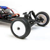 1/16 Mini-B Brushed RTR 2WD Buggy, Blue/White LOS01016T3 - Race Dawg RC