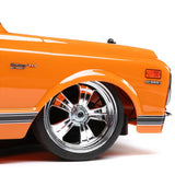 LOS03034T1 1972 Chevy C10 Pickup, 1/10 AWD V100 RTR, Orange - Race Dawg RC