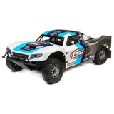 Losi 1/5 5IVE-T 2.0 4WD Short Course Truck Gas BND, Grey/Blue/White - Race Dawg RC