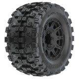 1/8 Badlands MX38 HP BELTED F/R 3.8" MT Mounted 17mm Blk Raid (2) Item No.PRO1016610 - Race Dawg RC