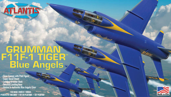 1/54 US NAVY Blue Angels Grumman F11F-1 Tiger Plastic - Race Dawg RC