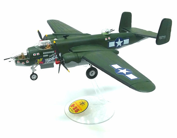 1/64 B-25 Flying Dragon with Swivel Stand Plastic Model Kit - Race Dawg RC