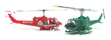 1/72 Snap Helicopter 2 Pack Huey Gunship/Firefighter - Race Dawg RC