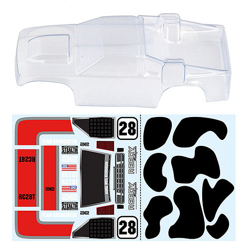RC28T Body, Clear - Race Dawg RC