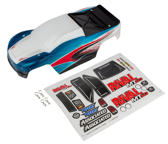 Rival MT10 Red & Blue Body - Race Dawg RC