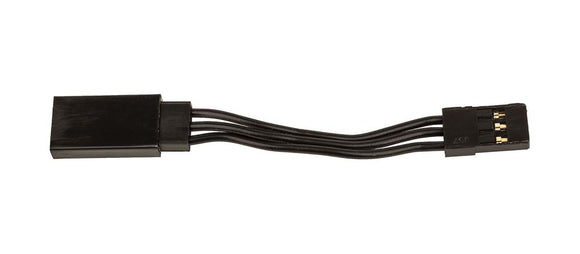 50mm Servo Wire Extensions, Black, (1.97in) - Race Dawg RC