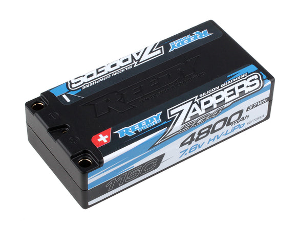 Zappers SG4 4800mAh 115C 7.6V Shorty Battery Pack - Race Dawg RC