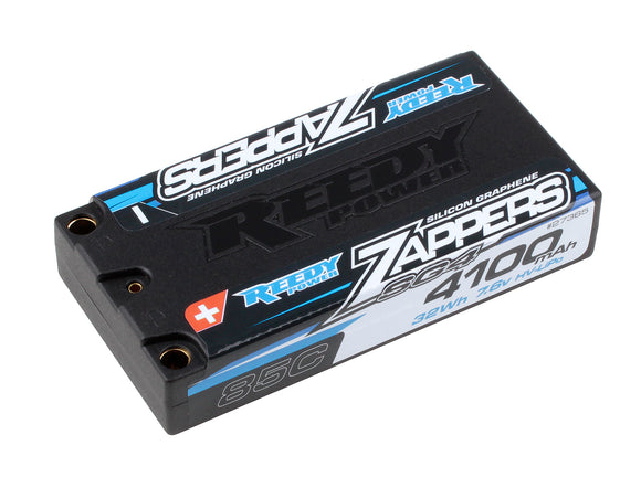 Zappers SG4 4100mAh 85C 7.6V LP Shorty Battery Pack - Race Dawg RC