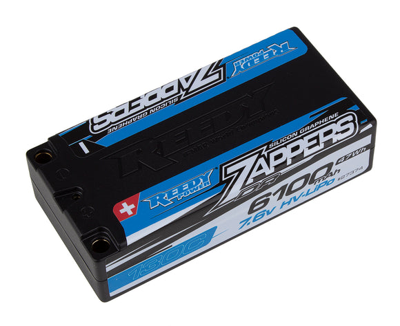 Zappers DR 6100mAh 130C 7.6V Shorty Battery Pack - Race Dawg RC