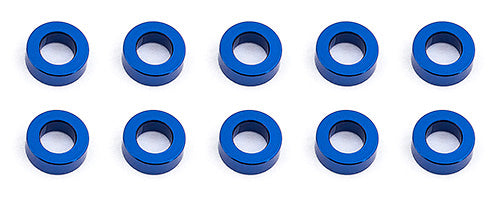 Ballstud Washers 5.5 x 2.0mm Blue Aluminum (10) - Race Dawg RC