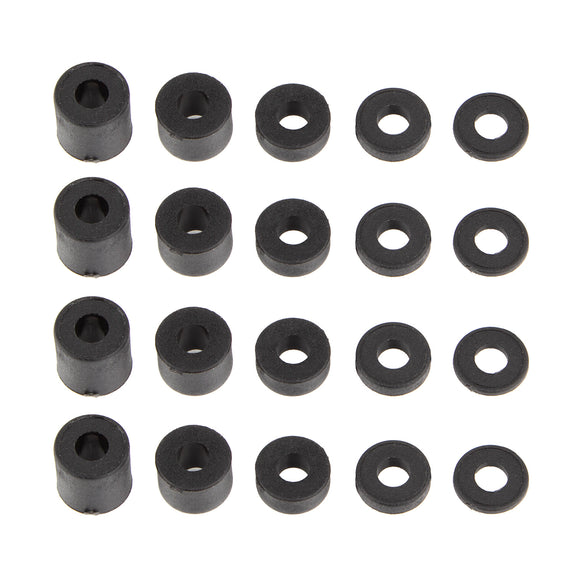 Spacer Set, 3x7mm, Plastic - Race Dawg RC
