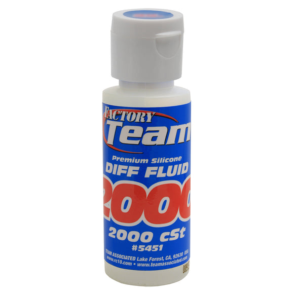 Silicone Diff Fluid 2,000 cSt, 2oz - Race Dawg RC