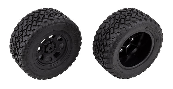 Pro2 LT10SW Rear Wheels and Tires, Mounted - Race Dawg RC
