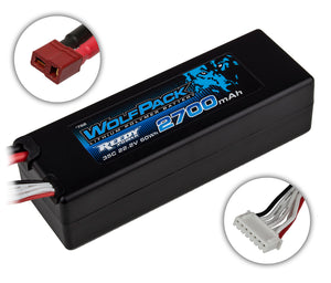 WolfPack LiPo 2700mAh 35C 6S 22.2V Battery w/ T-Plug - Race Dawg RC