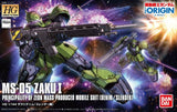 #09 Zaku I (Denim/Slender Unit) "Gundam The Origin", - Race Dawg RC