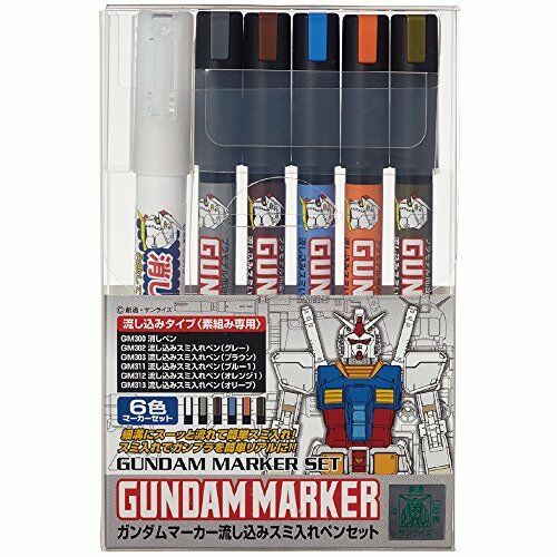 GMS122 Gundam Pouring Marker Inking Set (Set of 6) - Race Dawg RC