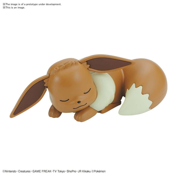 07 Eevee (Sleeping Pose) Pokemon Model Kit Quick - Race Dawg RC