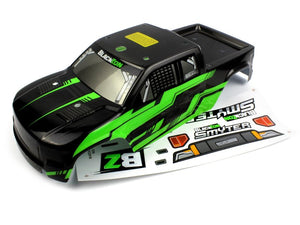 Smyter MT Body (Black/Green) - Race Dawg RC